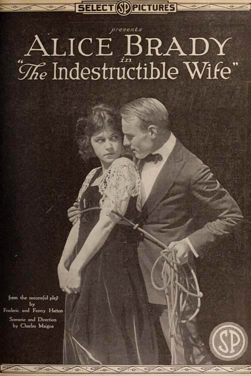 Movie poster for The Indestructible Wife (1919)