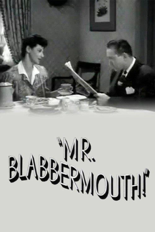 Movie poster for Mr. Blabbermouth! (1942)