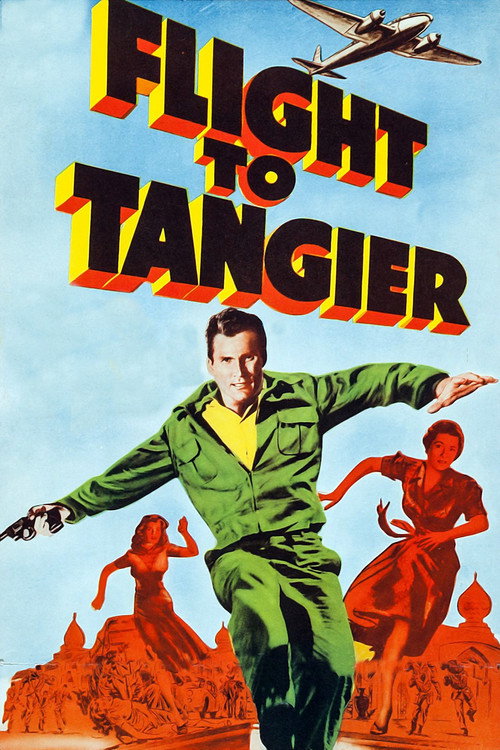 Movie poster for Flight to Tangier (1953)