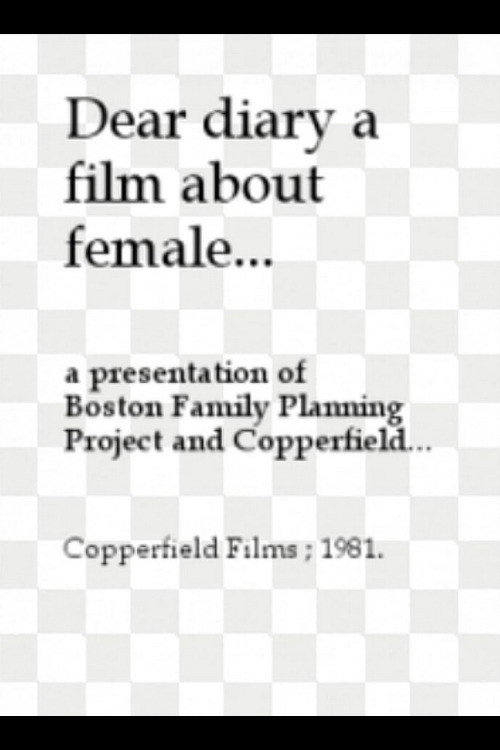 Movie poster for Dear Diary: A Film About Female Puberty (1981)