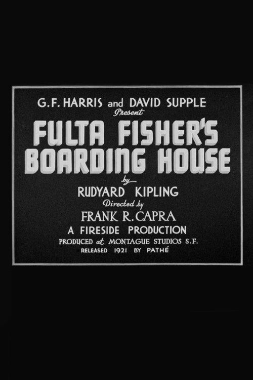Movie poster for Fulta Fisher's Boarding House (1922)