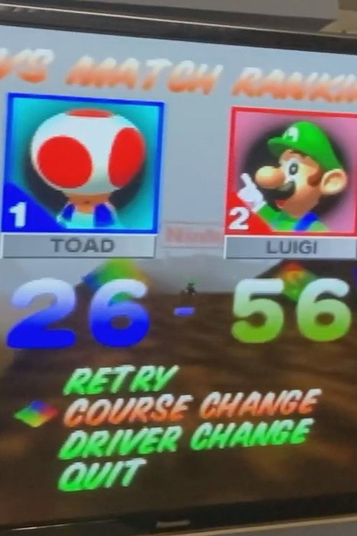 Movie poster for Mario Kart 64