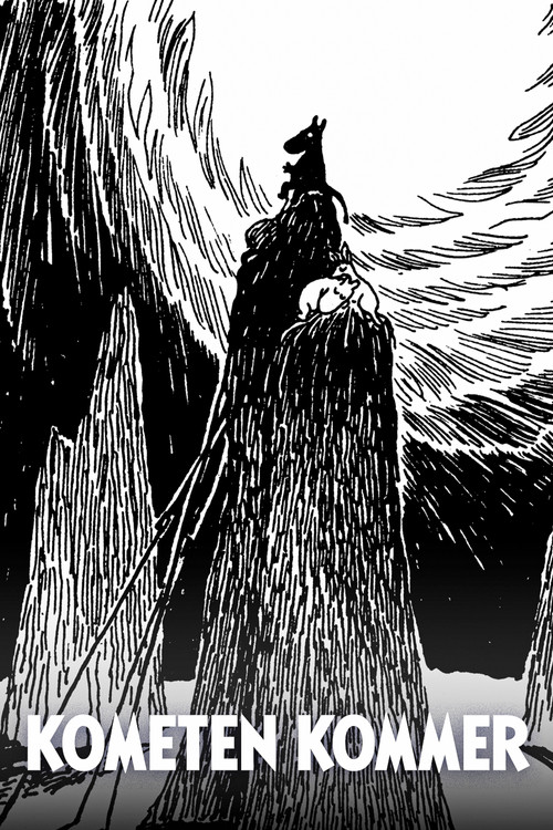 Series poster for Kometen kommer - uppläst och illustrerad av Tove Jansson (2026)