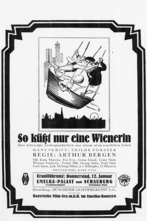 Movie poster for So küsst nur eine Wienerin (1928)