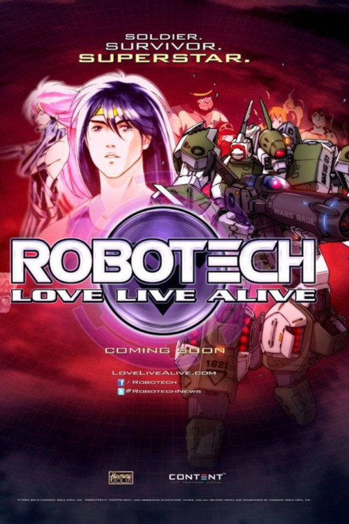 Movie poster for Robotech: Love Live Alive (2013)