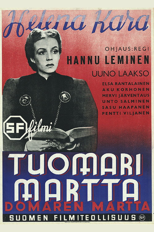 Movie poster for Tuomari Martta (1943)