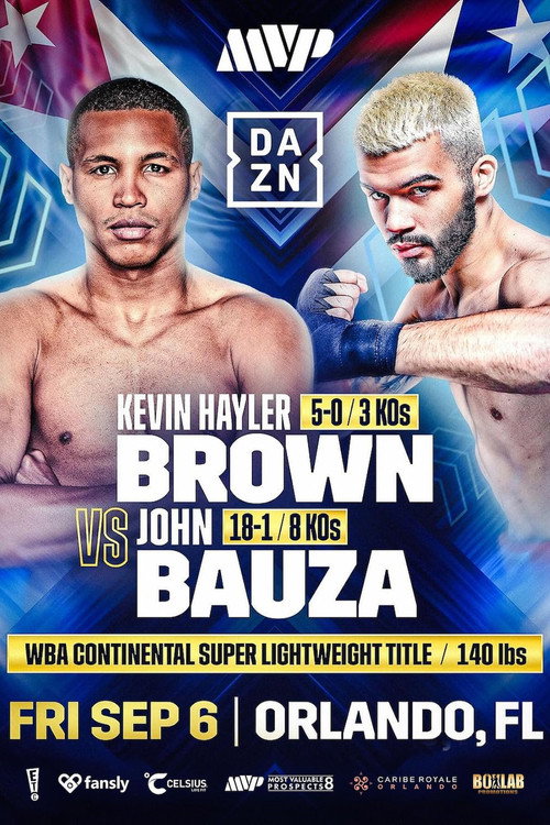 Movie poster for Kevin Hayler Brown vs. John Bauza (2024)