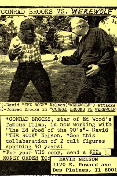 Movie poster for Conrad Brooks vs. the Werewolf (1994)