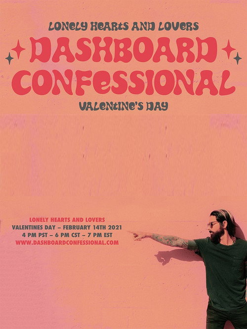 Movie poster for Dashboard Confessional: Lonely Hearts and Lovers (2022)