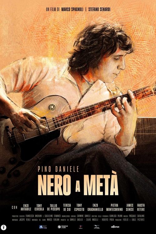 Movie poster for Pino Daniele - Nero a metà (2025)