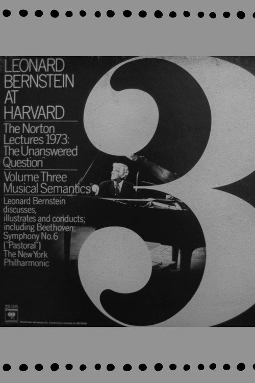 Movie poster for The Unanswered Question III : Musical Semantics (1976)