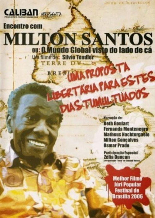 Movie poster for A Meeting with Milton Santos (2006)