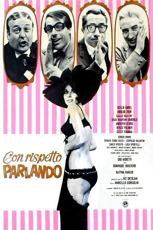 Movie poster for Con rispetto parlando (1965)