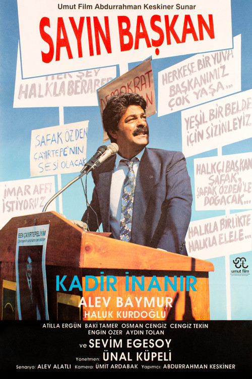 Movie poster for Sayın Başkan (1990)