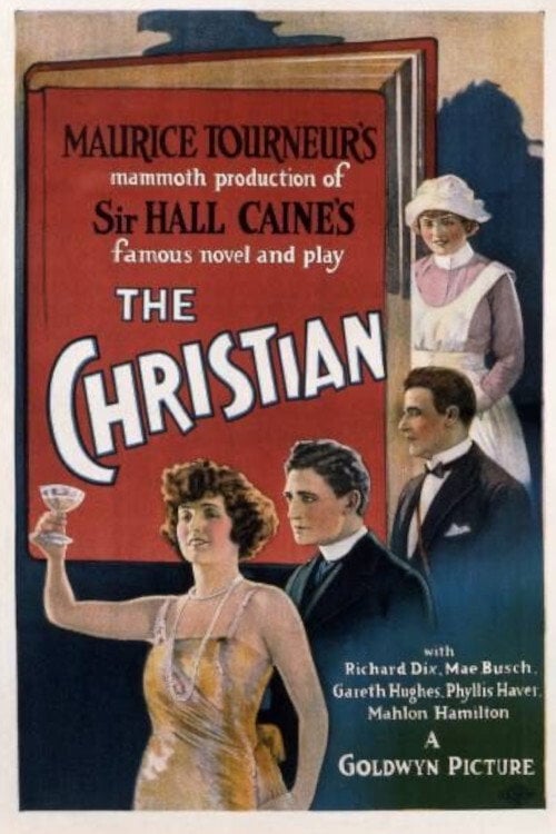 Movie poster for The Christian (1923)