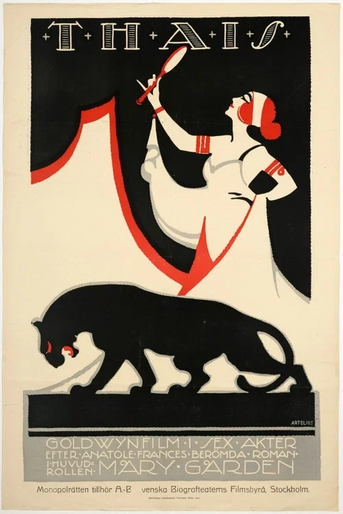 Movie poster for Thais (1917)