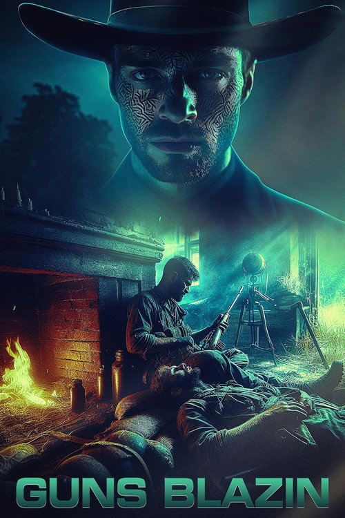 Movie poster for Guns Blazin