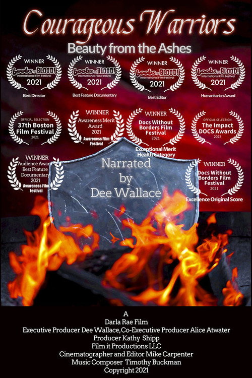 Movie poster for Courageous Warriors Beauty from the Ashes (2021)