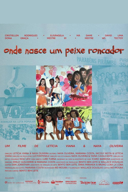 Movie poster for onde nasce um peixe roncador (2023)