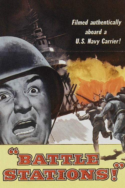 Movie poster for Battle Stations (1956)