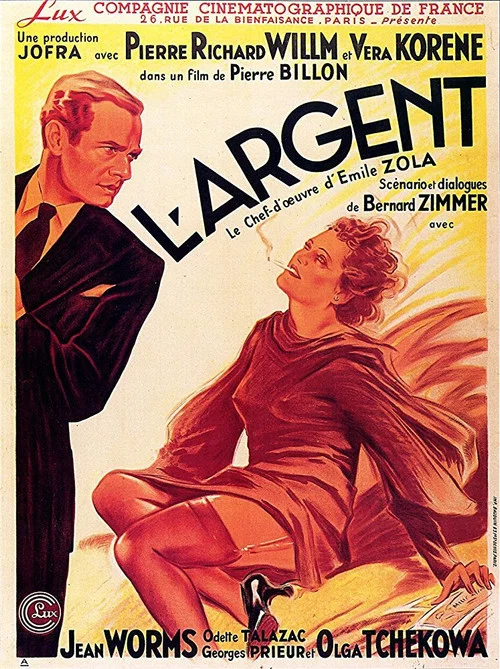 Movie poster for L'Argent (1936)
