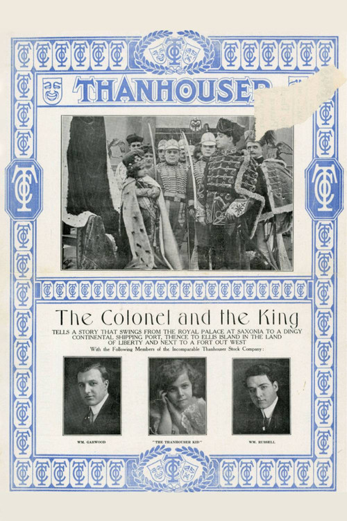 Movie poster for The Colonel and the King (1911)