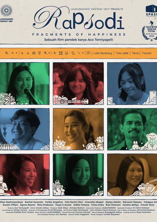 Movie poster for Rapsodi: Fragments of Happiness (2023)