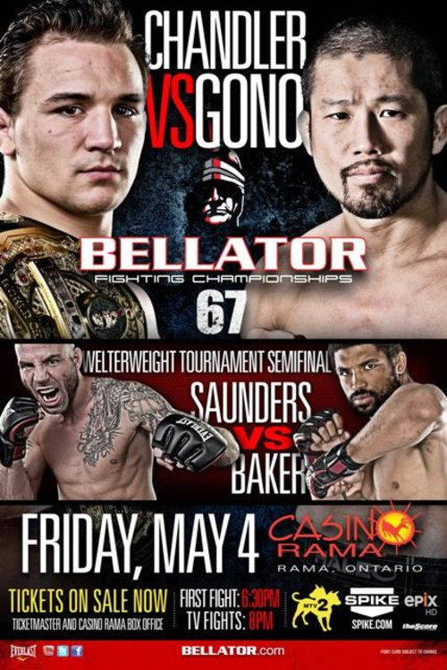 Movie poster for Bellator 67 (2012)