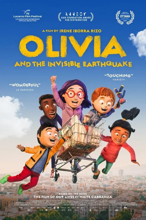 Movie poster for Olivia and the Invisible Earthquake (2025)