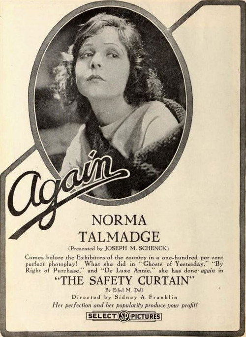 Movie poster for The Safety Curtain (1918)