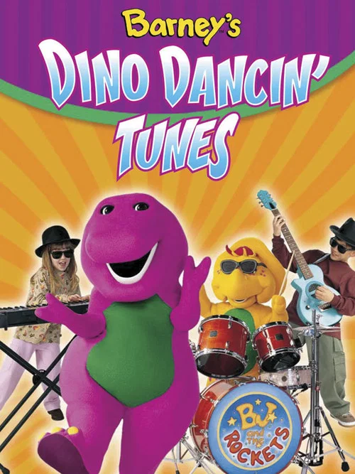Movie poster for Barney's Dino Dancin' Tunes (2001)