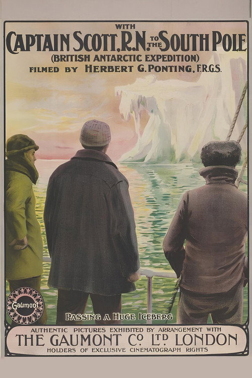 Movie poster for With Captain Scott in the Antarctic (1912)