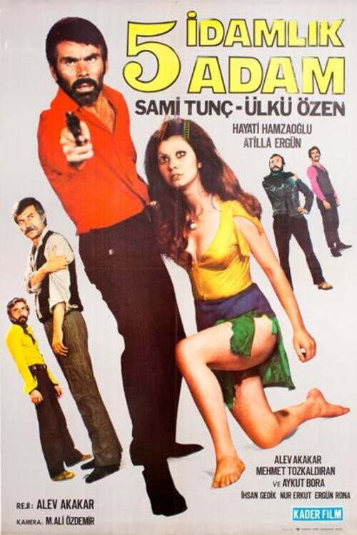 Movie poster for Beş İdamlık İdam (1971)