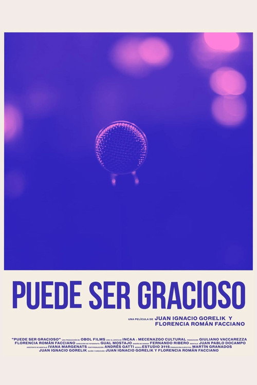 Movie poster for Puede ser gracioso (2020)