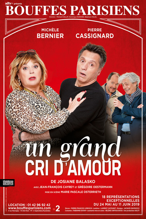 Movie poster for Un grand cri d'amour (2019)
