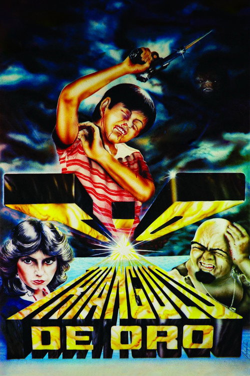 Movie poster for T-O: Triángulo de oro - 'La isla fantasma' (1985)