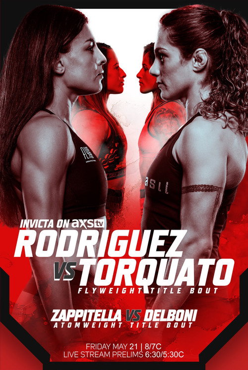 Movie poster for Invicta FC on AXS TV: Rodríguez vs. Torquato (2021)