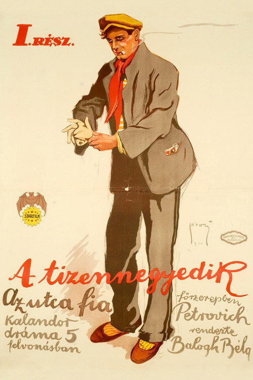 Movie poster for A tizennegyedik (1920)