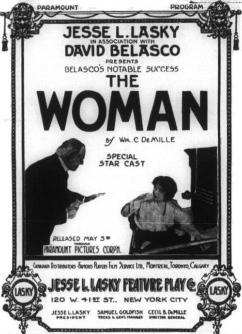 Movie poster for The Woman (1915)