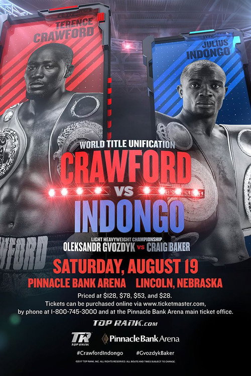 Movie poster for Terence Crawford vs. Julius Indongo (2017)