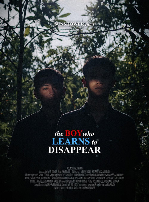 Movie poster for The Boy who Learns to Disappear