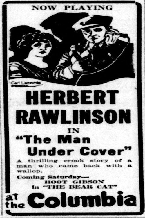 Movie poster for Man Under Cover (1922)