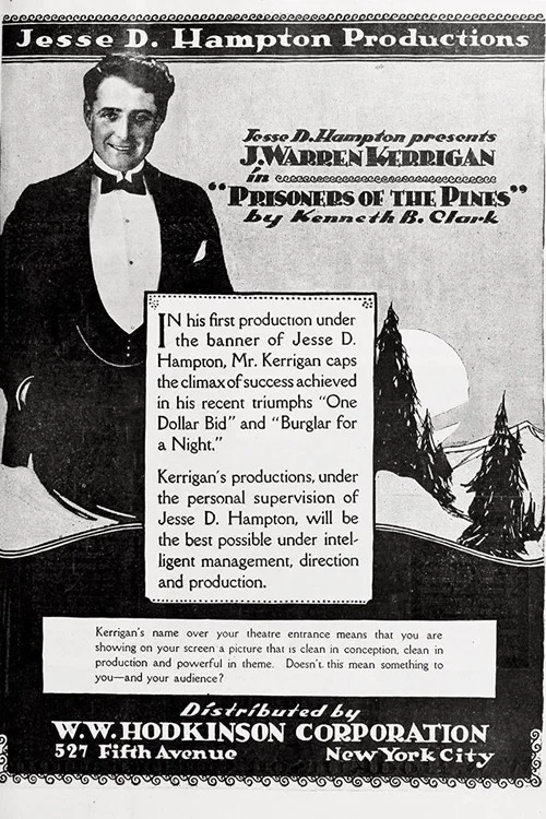 Movie poster for Prisoners of the Pines (1918)