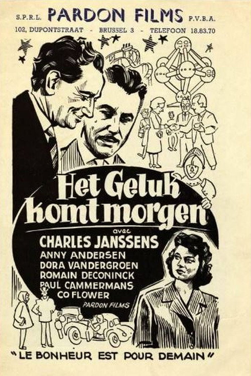 Movie poster for Het geluk komt morgen (1958)