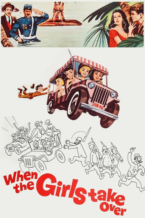 Movie poster for When the Girls Take Over (1962)