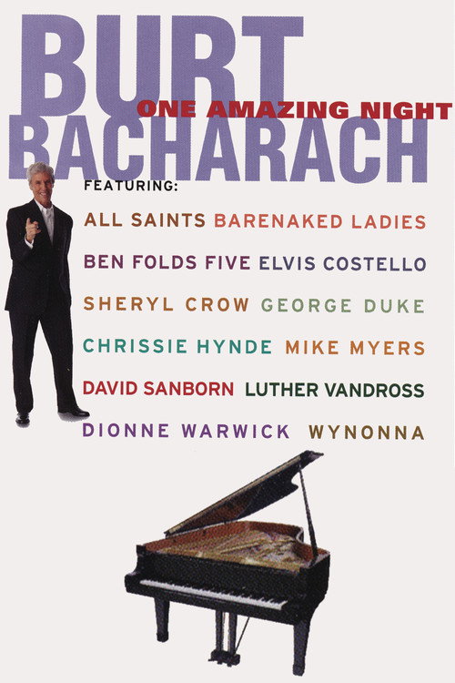 Movie poster for Burt Bacharach: One Amazing Night (1998)