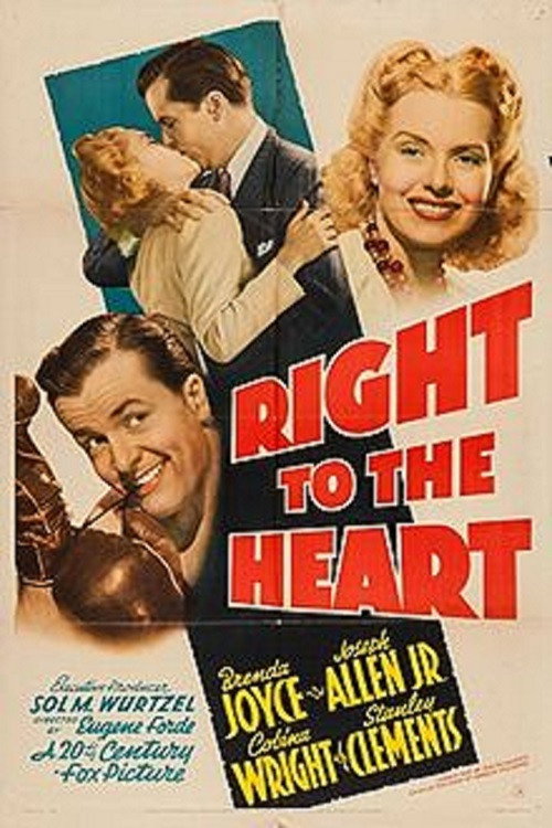 Movie poster for Right to the Heart (1942)