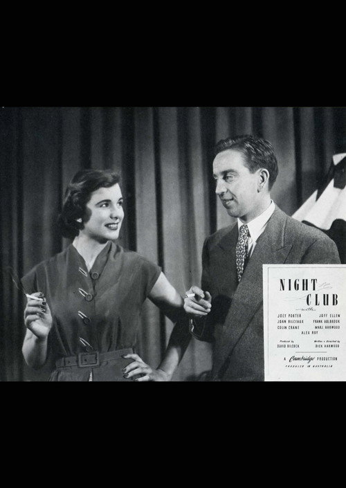 Movie poster for Night Club (1952)