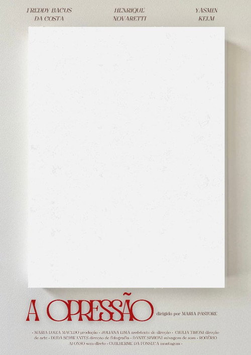 Movie poster for A Opressão