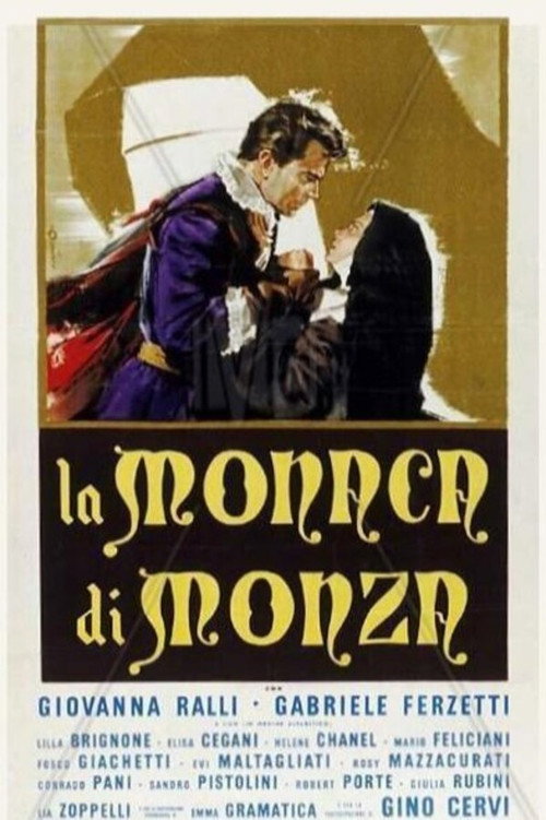 Movie poster for The Nun of Monza (1962)